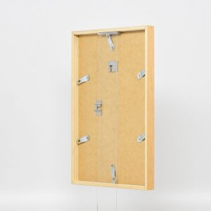 Marco efecto madera perfil 35 roble 30x40 cm cristal museo