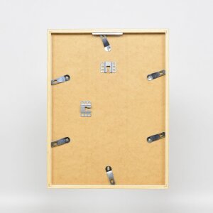 Marco efecto madera perfil 35 roble 30x40 cm cristal museo