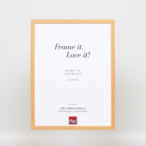 Efecto marco de madera perfil 35 roble 10,5x14,8 cm cristal de museo