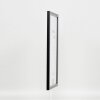 Efecto marco de madera maciza perfil 39 negro 13x13 cm cristal de museo