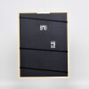 Efecto Marco de madera maciza Perfil 39 blanco 25x30 cm Vidrio Museo