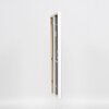 Efecto marco de madera maciza perfil 39 blanco 14,8x21 cm cristal de museo