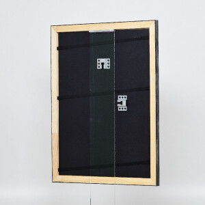 Marco de fotos de madera Effect Profil 40 Plata 62x93 cm con vidrio de museo