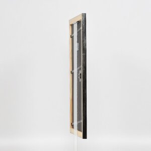 Marco de fotos de madera Effect Profil 40 Plata 62x93 cm con vidrio de museo