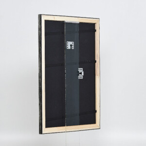 Marco de fotos de madera Effect Profil 40 Platin 62x93 cm con vidrio de museo