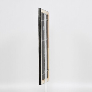 Marco de fotos de madera Effect Profil 40 Platin 62x93 cm con vidrio de museo