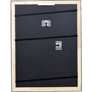 Marco de fotos de madera Effect Profil 40 Platin 70x100 cm con vidrio de museo