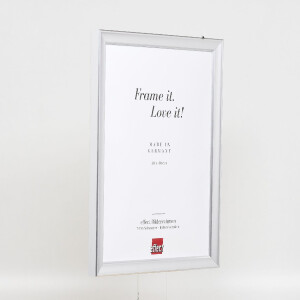 Marco de fotos de madera Effect Profil 41 Plata 29,7x42 cm Vidrio museo