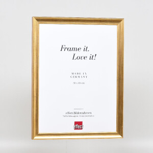 Marco de fotos de madera Effect Profil 41 Antiguo Oro 40x40 cm Vidrio de museo