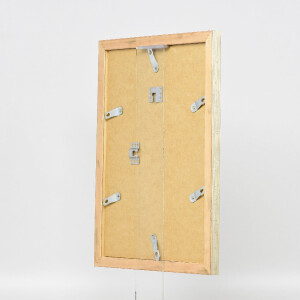 Marco de fotos de madera Effect Profil 41 Anticuario Plata 50x50 cm Vidrio de Museo