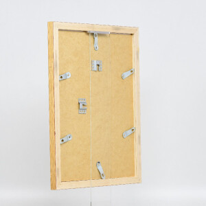 Marco de fotos de madera Effect Profil 41 Antikgold 50x60 cm con cristal de museo