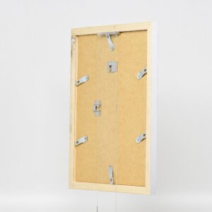 Marco de fotos de madera Effect Profil 41 Plata 62x93 cm Vidrio museo