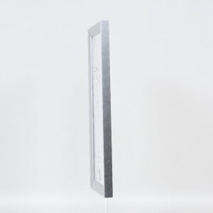 Marco de fotos de madera Effect Profil 41 Plata 10,5x14,8 cm con cristal de museo