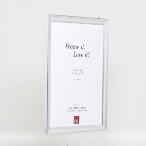 Marco de fotos de madera Effect Profil 41 Plata 10,5x14,8 cm con cristal de museo