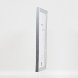 Marco de fotos de madera Effect Profil 41 Plata 10,5x14,8 cm con cristal de museo