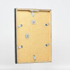 Marco de fotos efect Holzprofil 42 con vidrio de museo anthrazit 13x13 cm