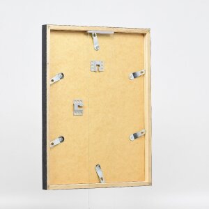 Marco de fotos effect con perfil de madera 42, vidrio museo antiguogold, 18x32 cm