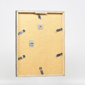 Marco de fotos Effect con perfil de madera 42, vidrio museo antiguo dorado, 25x30 cm