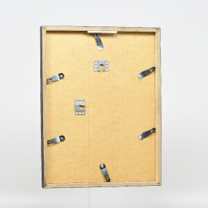 Marco de fotos de madera con perfil 42, cristal museo anthrazit, 40x40 cm