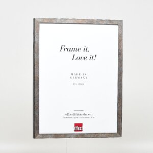 Marco de fotos Effect con marco de madera perfil 42 vidrio museo anthrazit 60x80 cm