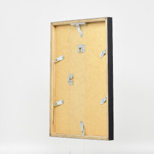 Marco de fotos Effect Holzrahmen Holzprofil 42 con vidrio de museo anthrazit 62x93 cm