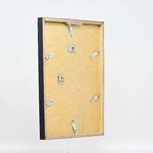 Marco de fotos Effect Holzrahmen Holzprofil 42 con vidrio de museo anthrazit 62x93 cm