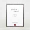 Marco de fotos Effect Holzrahmen Holzprofil 42 con vidrio de museo anthrazit 62x93 cm