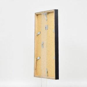 Marco de fotos Effect de madera perfil 42 vidrio museo anthrazit 61x91,5 cm