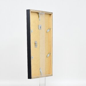 Marco de fotos Effect de madera perfil 42 vidrio museo anthrazit 61x91,5 cm