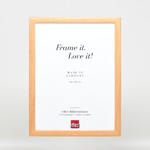 Marco de fotos de madera Effect Profil 43 natur 10x15 cm con vidrio museo