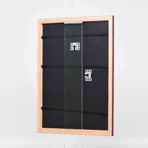 Marco de fotos de madera Efecto Profil 43 Rojo 25x35 cm con vidrio museo