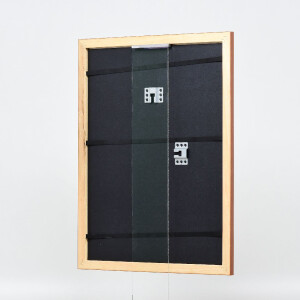 Marco de fotos de madera Effect Profil 43 Marrón 29,7x42 cm con cristal de museo