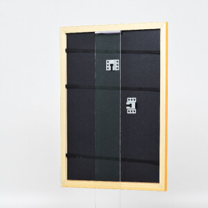 Marco de fotos de madera Effect Profil 43 miel 50x75 cm con cristal de museo