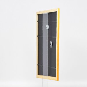 Marco de fotos de madera Effect Profil 43 miel 62x93 cm Vidrio de museo