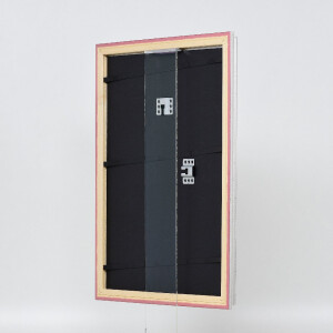 Marco de fotos de madera Effect Profil 44 plata 14,8x21 cm Vidrio de museo 0449-A5-01