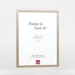 Marco de fotos de madera Effect Profil 51 antiséptimo 25x30 cm con Vidrio de museo