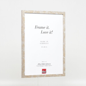 Marco de fotos effect Profil 51 antiguo plata 25x60 cm con cristal de museo