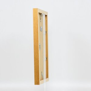 Marco de madera Effect Perfil 52 roble 45x60 cm cristal de museo