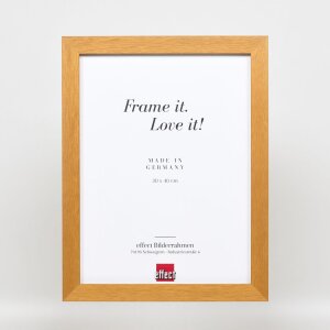 Marco de madera Effect Perfil 52 roble 45x60 cm cristal de museo