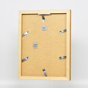 Efecto marco de madera Perfil 52 roble 59,4x84,1 cm cristal de museo