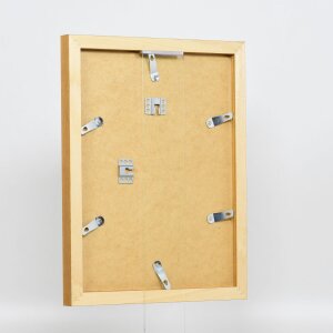 Efecto marco de madera Perfil 52 roble 59,4x84,1 cm cristal de museo