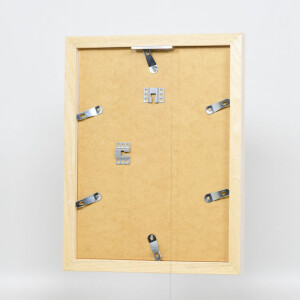 Efecto Marco de madera Perfil 52 blanco 70x70 cm Vidrio Museo