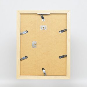 Efecto Marco de madera Perfil 52 blanco 70x70 cm Vidrio Museo