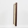 Efecto marco de madera Perfil 52 marrón oscuro 10,5x14,8 cm cristal de museo