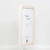 Efecto Marco de madera Perfil 52 blanco 61x91,5 cm Vidrio Museo