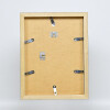 Efecto marco de madera perfil 55 negro 9x13 cm cristal de museo
