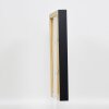 Efecto marco de madera perfil 55 negro 9x13 cm cristal de museo