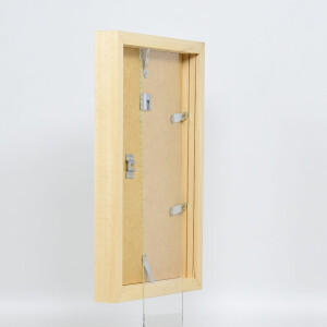 Efecto Marco de madera Perfil 55 naturaleza 10x10 cm Vidrio Museo