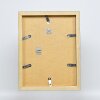 Efecto marco de madera perfil 55 negro 10x15 cm cristal de museo