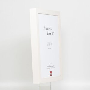 Efecto Marco de madera Perfil 55 blanco 25x60 cm Vidrio Museo